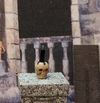 Candle in Skull