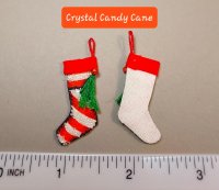 Stocking- "Crystal Candy Cane"