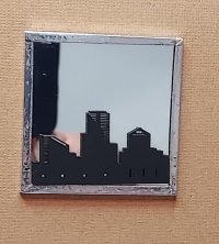 City Skyline Mirror