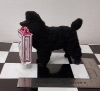 Standard Poodle with removable shopping bag 1/12